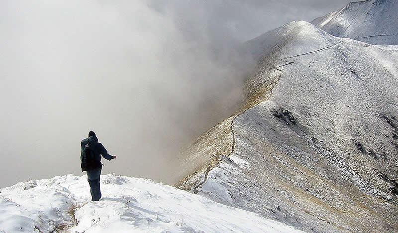 Kepler Track alpine ridgeline, New Zealand