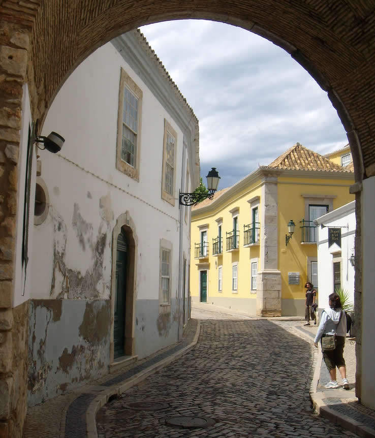Street in Faro, Portugal