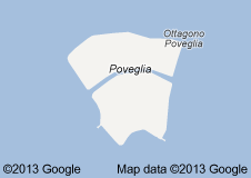 Venice - Italy - Poveglia Island - map