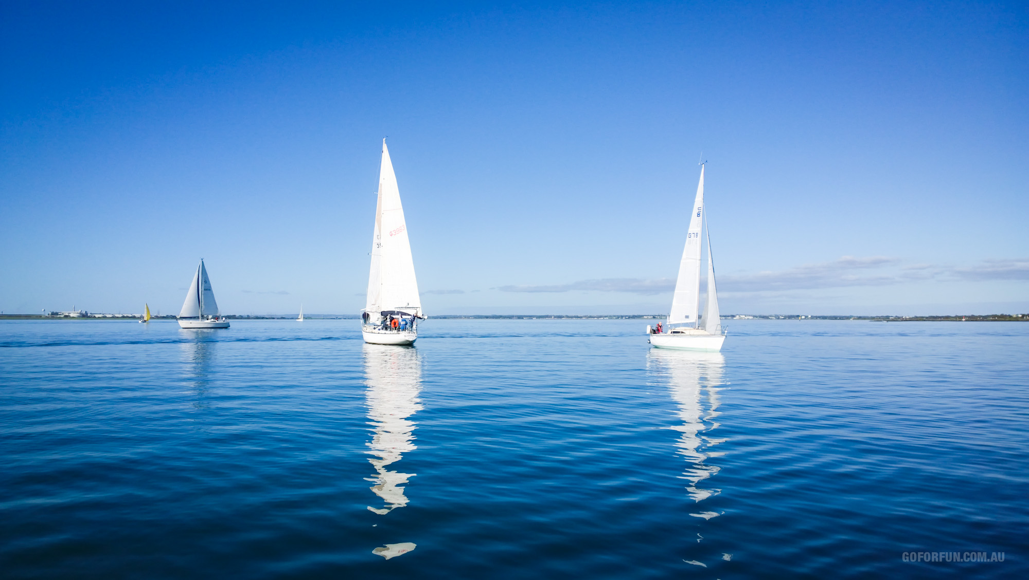 Sailboat Racing at Royal Geelong Yacht Club - Sailing Yacht Photography - Davidsons 2016 Winter Series - Race 4