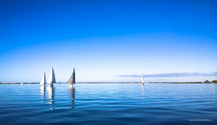 Sailboat Racing at Royal Geelong Yacht Club - Sailing Yacht Photography - Davidsons 2016 Winter Series - Race 4