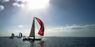 Sailboat Racing at Royal Geelong Yacht Club - Sailing Yacht Photography - Davidsons 2016 Winter Series - Race 5