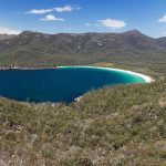 Wineglass Bay from Lookout - travel - Tasmania, Australia