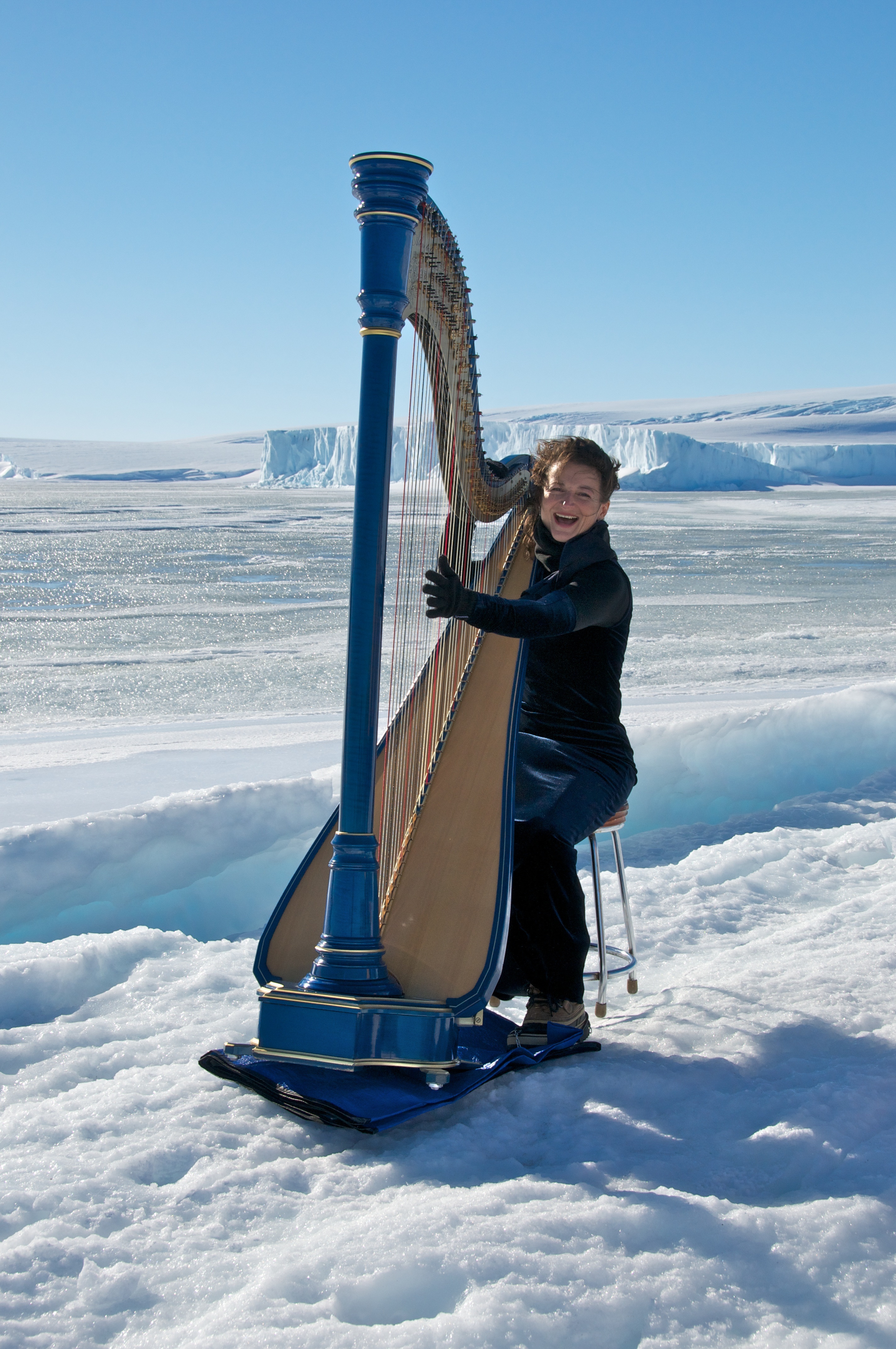 Antarctica trip, harp music