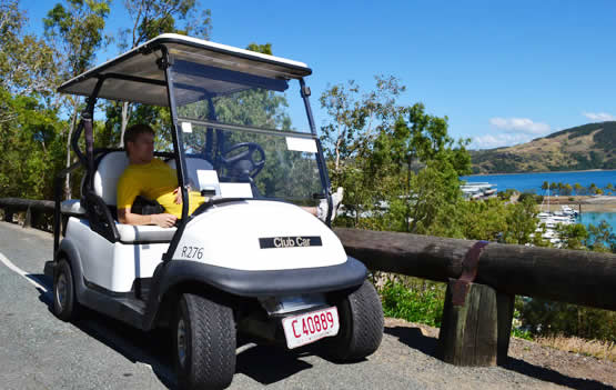 Hamilton Island (Queensland, Australia), transport, buggies