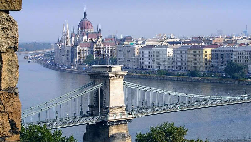 Parliament - The Danube in Budapest (Hungary)