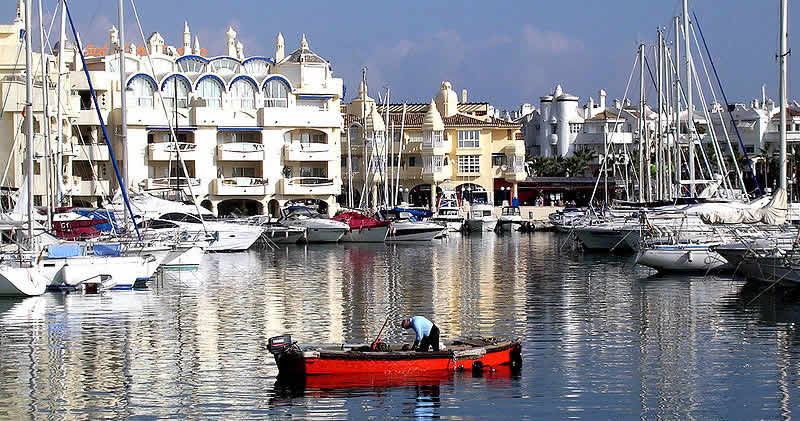 Harbour of Benalmadena, Malaga, Spain