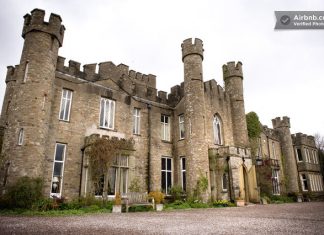 travel UK - unusual accommodation - Ancient British Castle