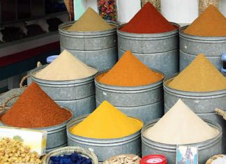 Marrakech - Morocco - spices - market - the souks