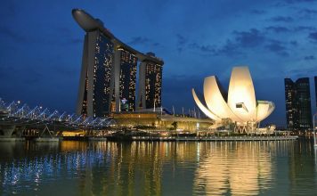 Singapore Marina Bay Sands at twilight - The Must Visit Destinations in Singapore