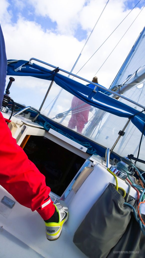 Sailboat Racing At Royal Geelong Yacht Club. Winter Race 1. My First