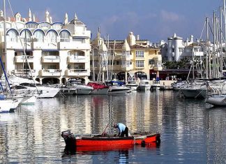 Harbour of Benalmadena, Malaga, Spain